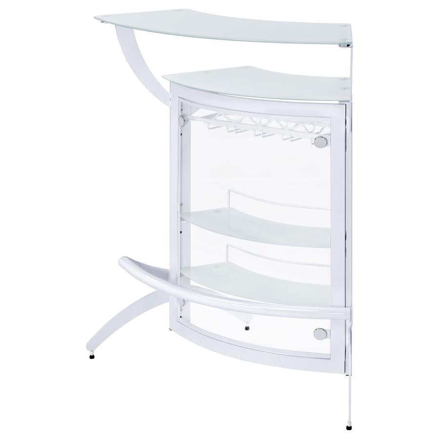 Dallas White Home Bar