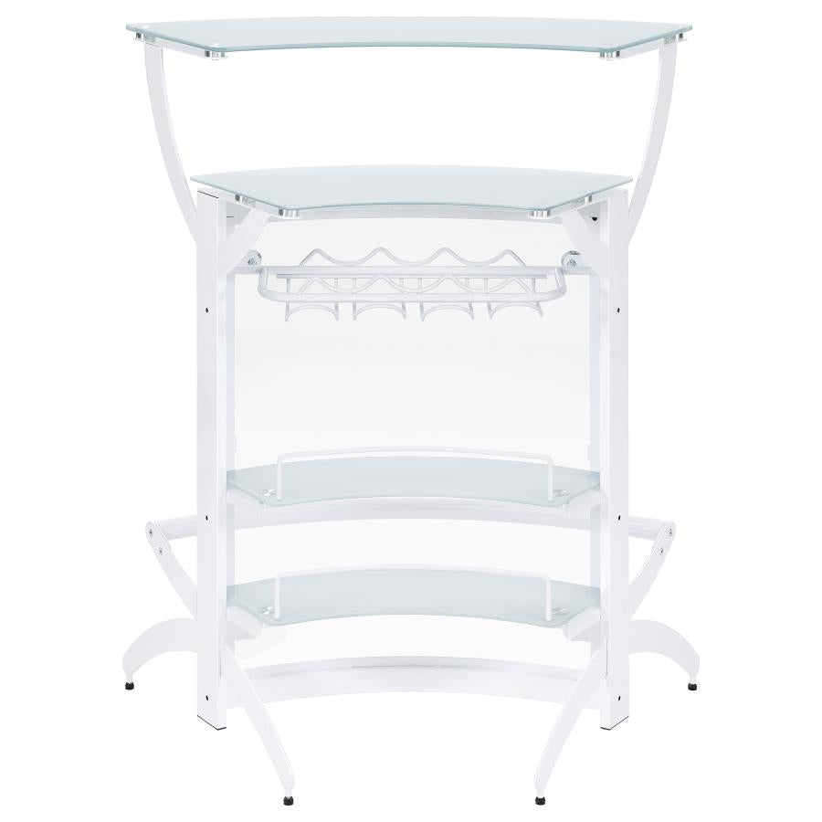 Dallas White Home Bar