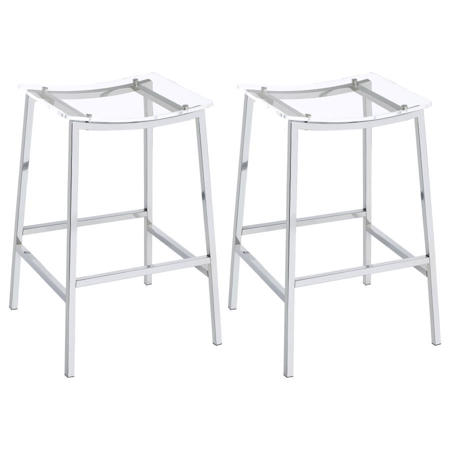 Jovani Silver Bar Stool