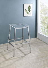 Jovani Silver Bar Stool