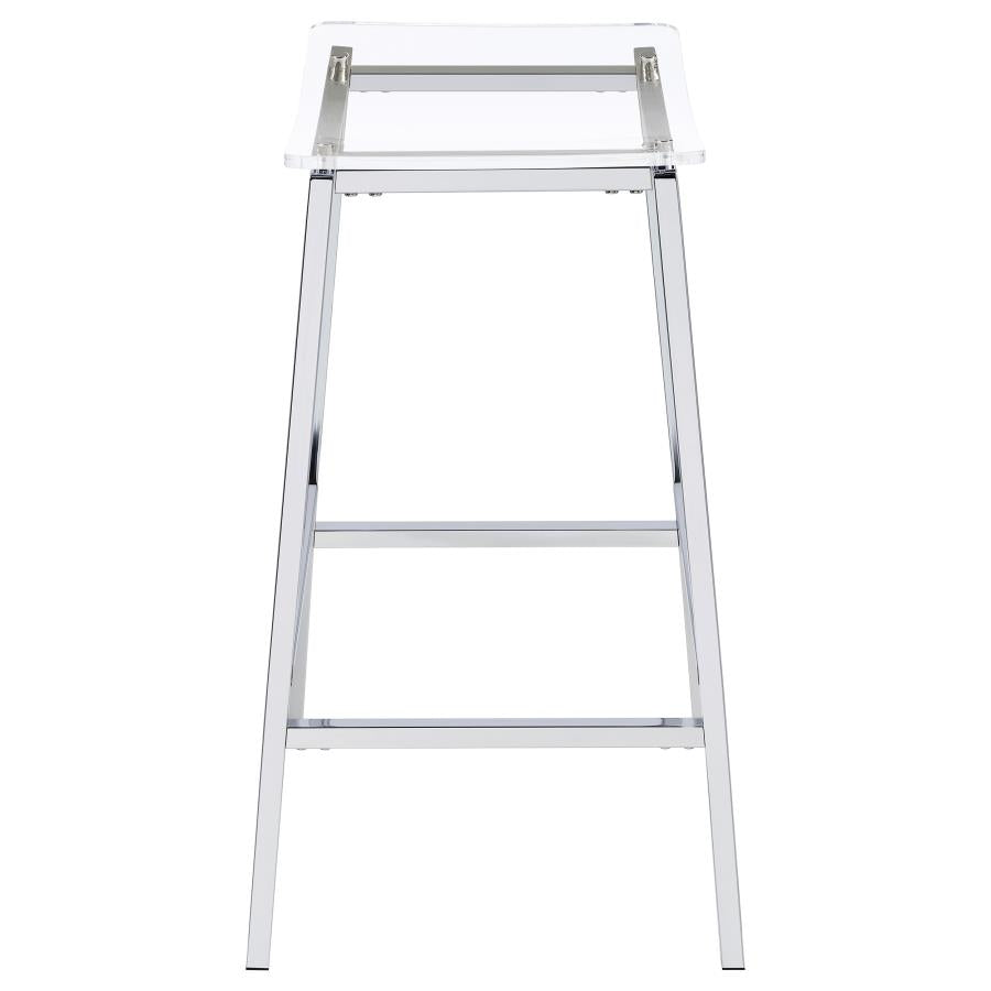 Jovani Silver Bar Stool