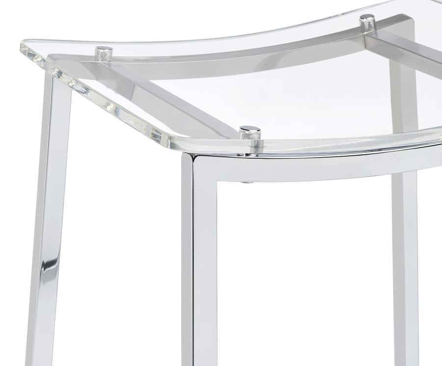 Jovani Silver Bar Stool