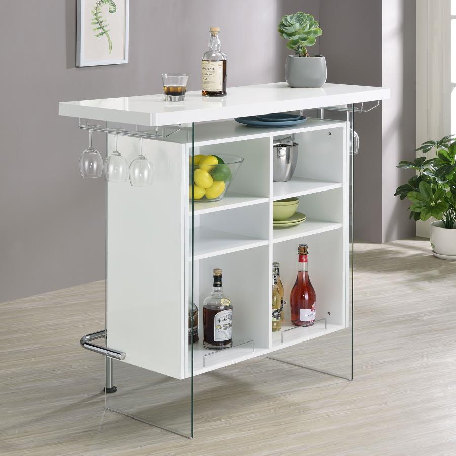 Acosta White Home Bar