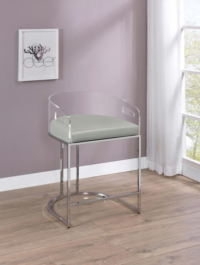 Thermosolis Clear Counter Stool