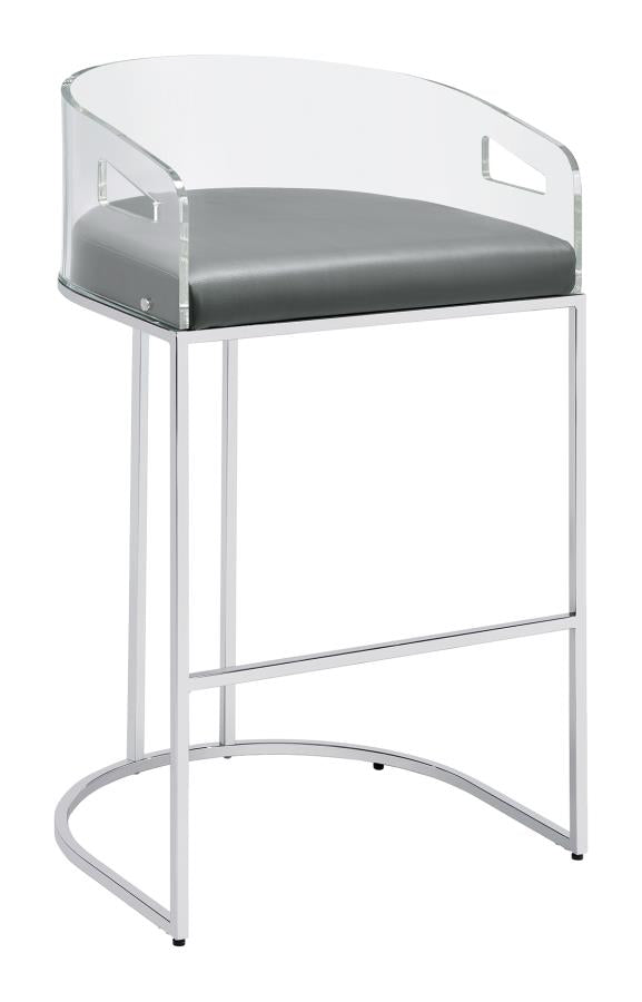 Thermosolis Silver Bar Stool