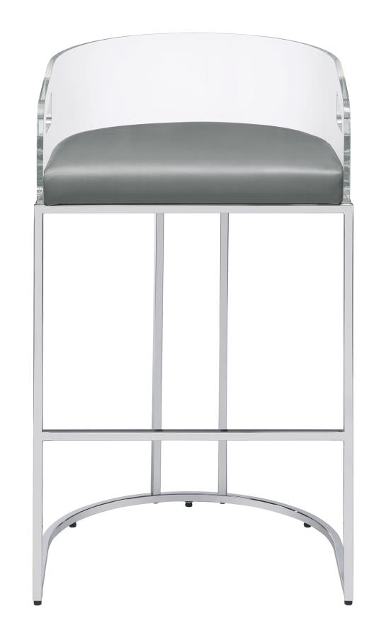 Thermosolis Silver Bar Stool