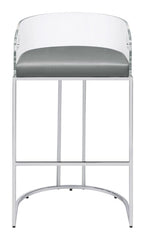 Thermosolis Silver Bar Stool