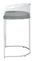 Thermosolis Silver Bar Stool