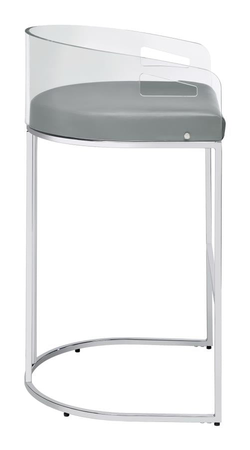 Thermosolis Silver Bar Stool