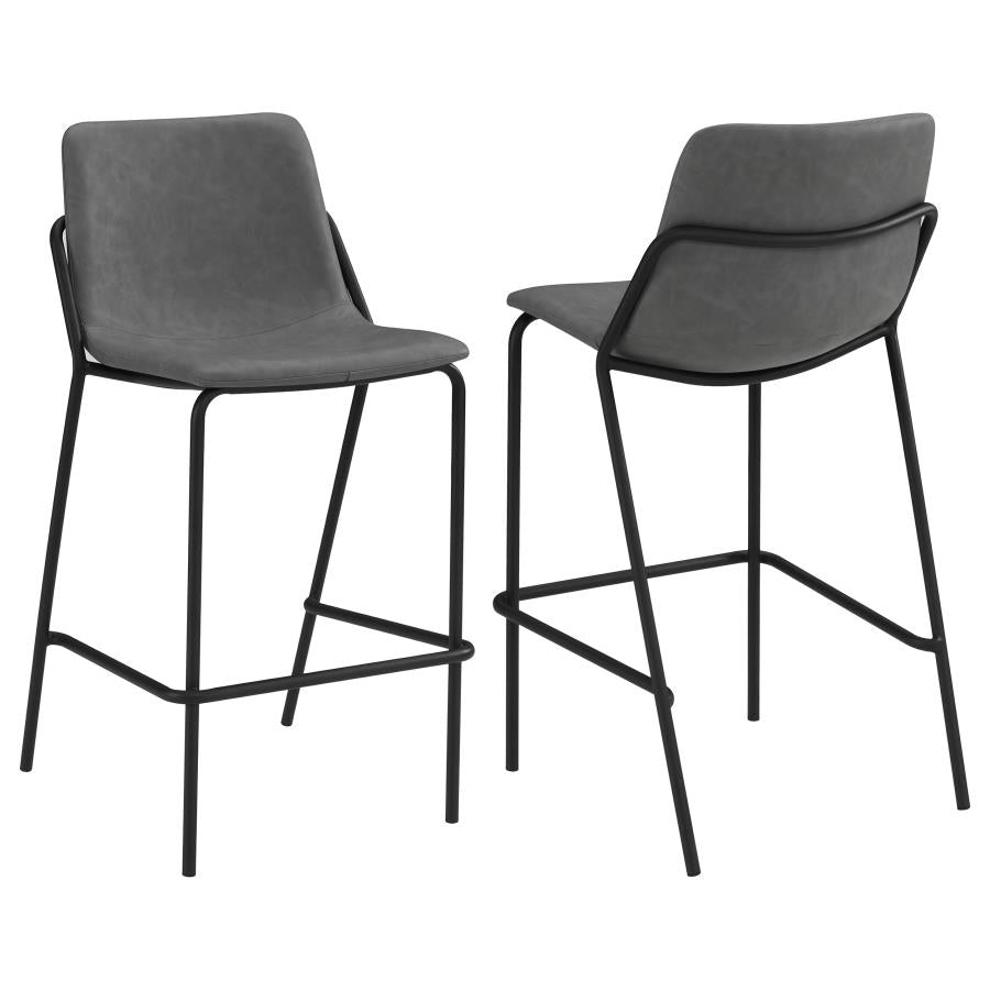 Earnest Grey Bar Stool