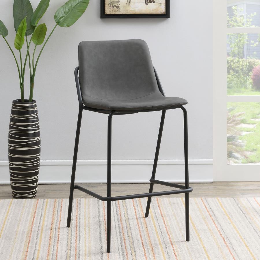 Earnest Grey Bar Stool