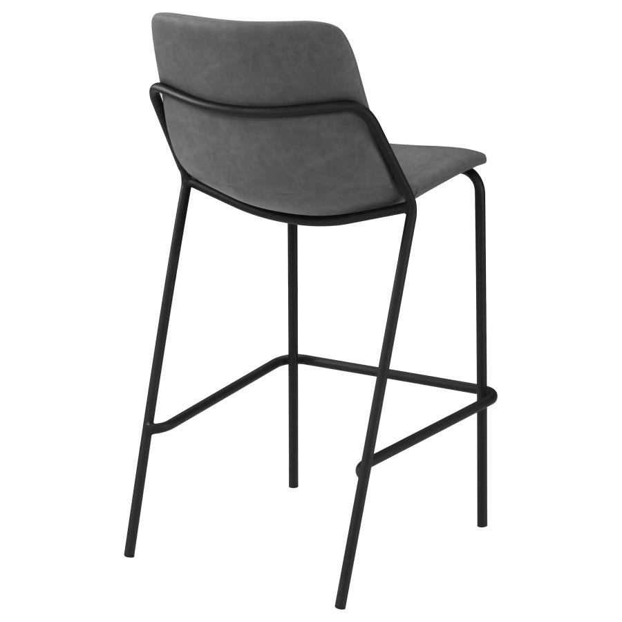 Earnest Grey Bar Stool