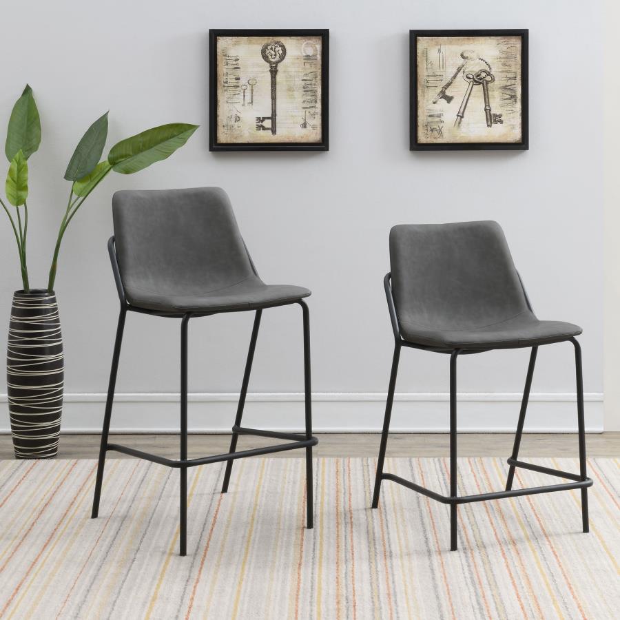 Earnest Grey Bar Stool