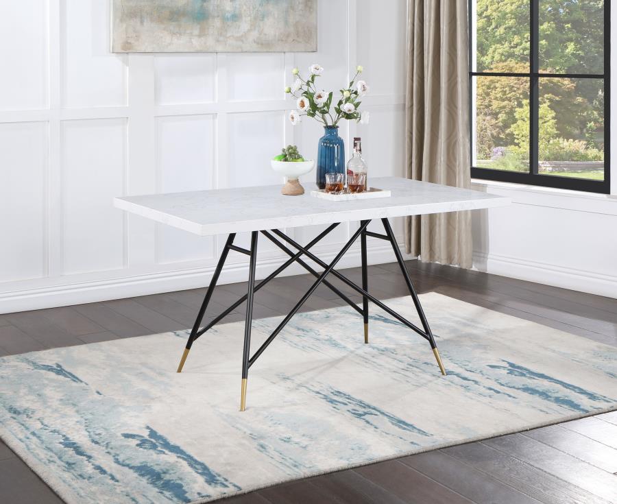 Gabrielle White Dining Table