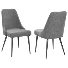 Alan Grey Side Chair