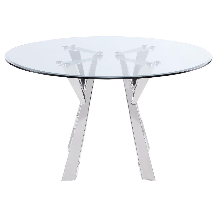 Alaia Silver Dining Table
