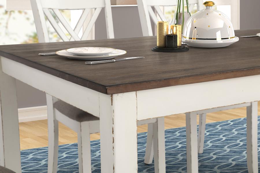 Fortress Ivory 7 Pc Dining Set