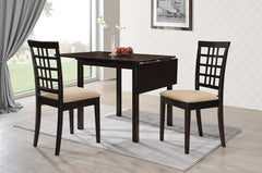 Kelso Brown 3 Pc Dining Set