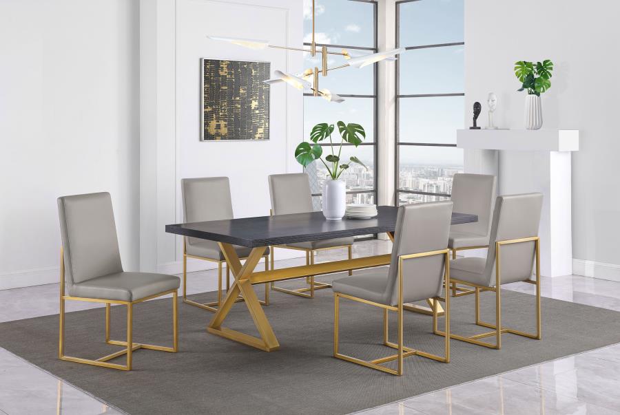Conway Grey 7 Pc Dining Set
