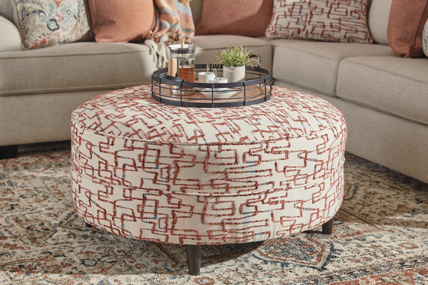 Amici 3-Piece Sectional with Ottoman - PKG000961