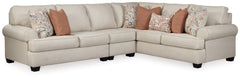 Amici 3-Piece Sectional with Ottoman - PKG000961