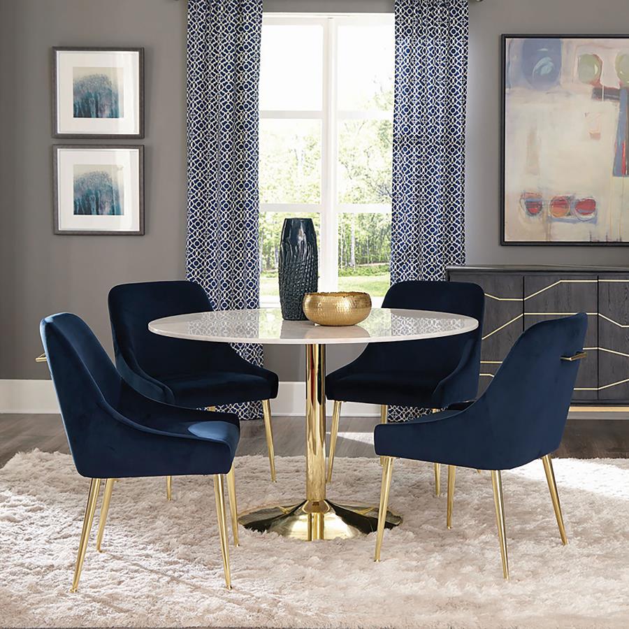 Mayette Blue Side Chair