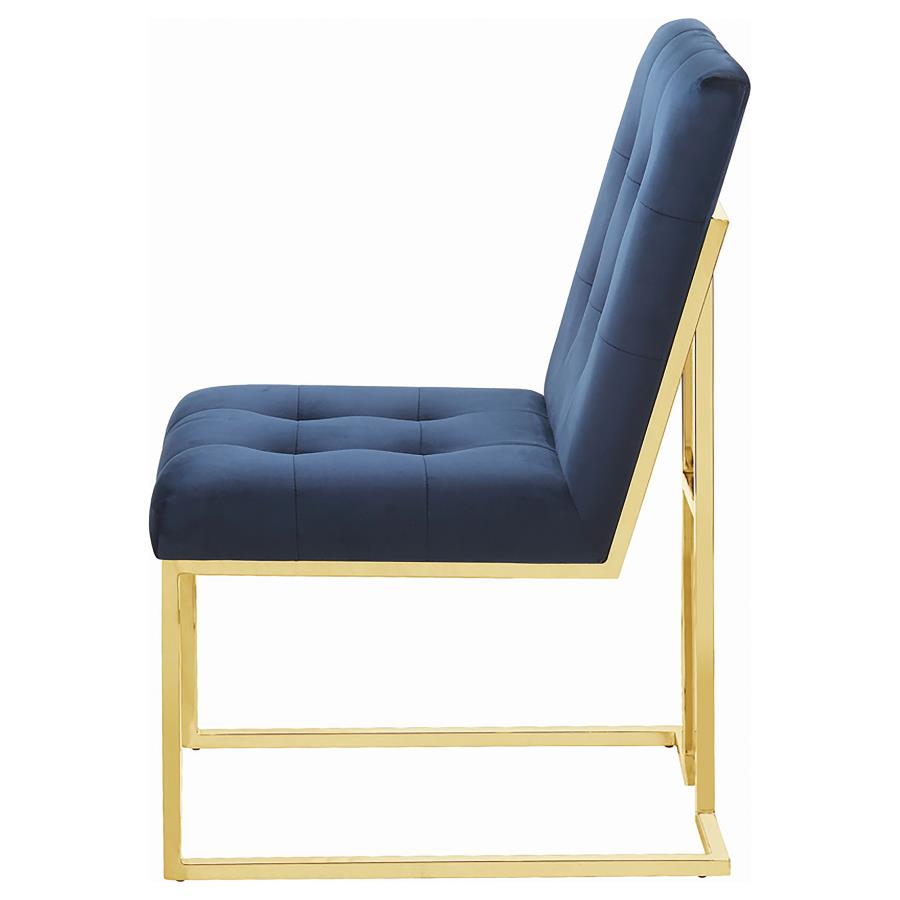 Cisco Blue Side Chair