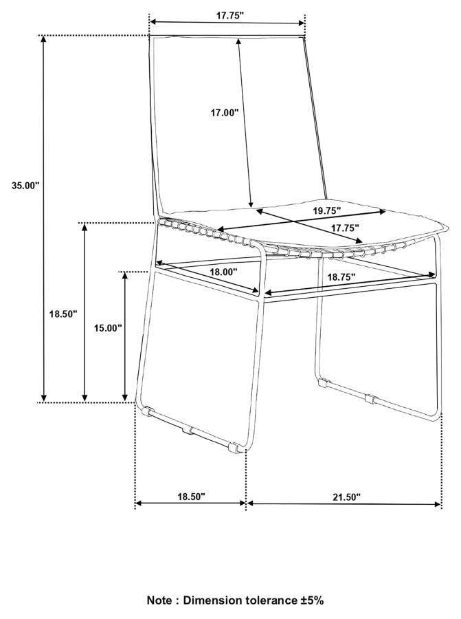 Abbott Brown Side Chair