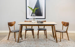 Everett White 5 Pc Dining Set