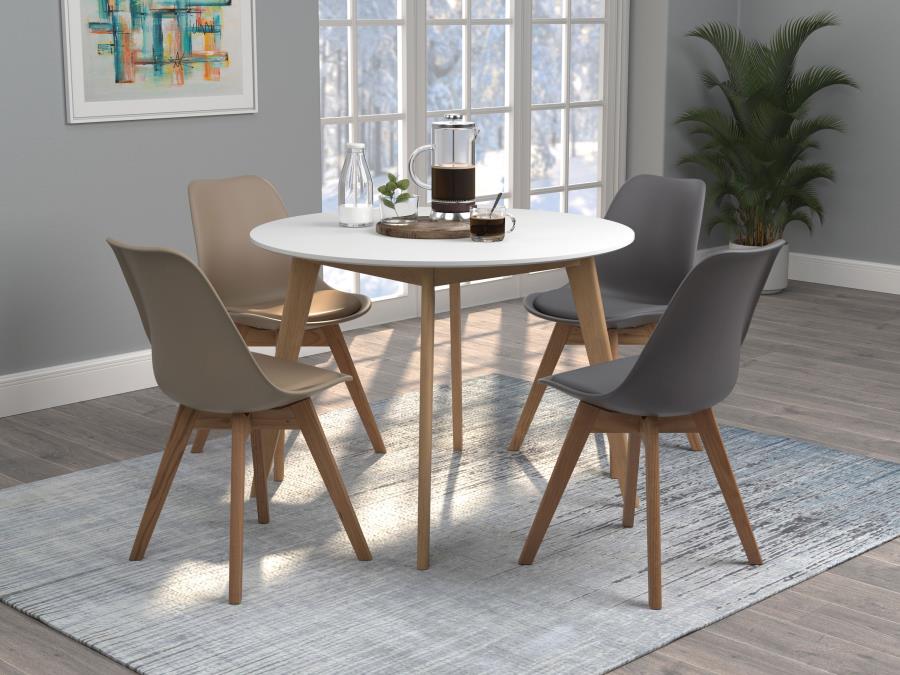 Breckenridge White Round Dining Table
