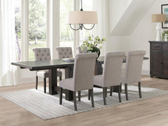 Calandra Brown 7 Pc Dining Set