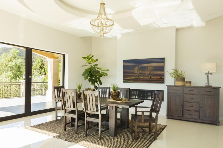 Calandra Brown Dining Table