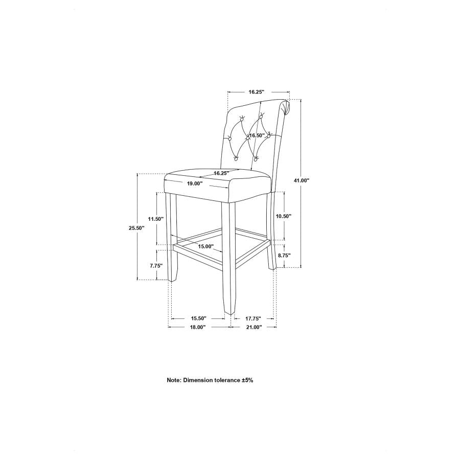 Balboa Grey Counter Stool