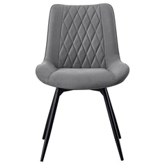 Diggs Grey Swivel Side Chair