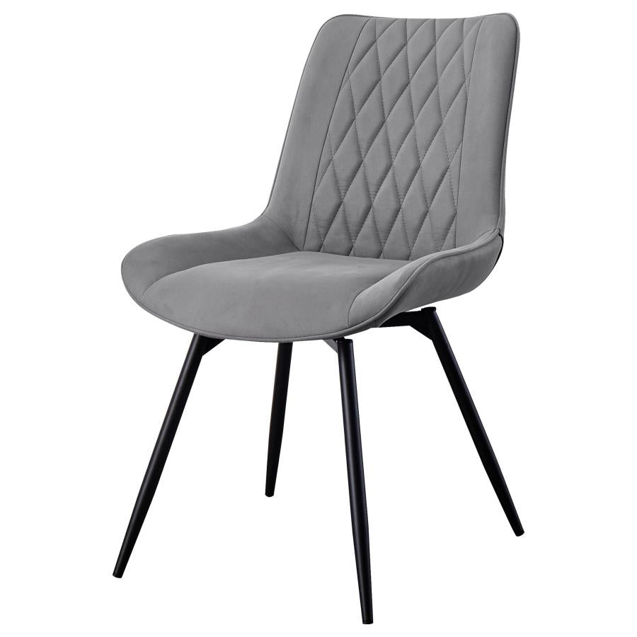 Diggs Grey Swivel Side Chair
