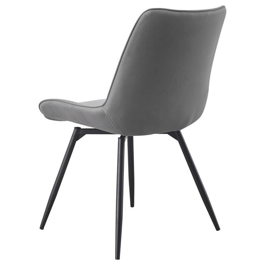 Diggs Grey Swivel Side Chair