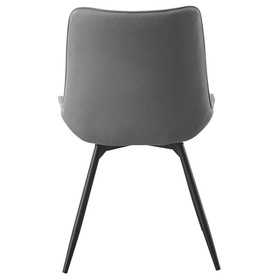 Diggs Grey Swivel Side Chair