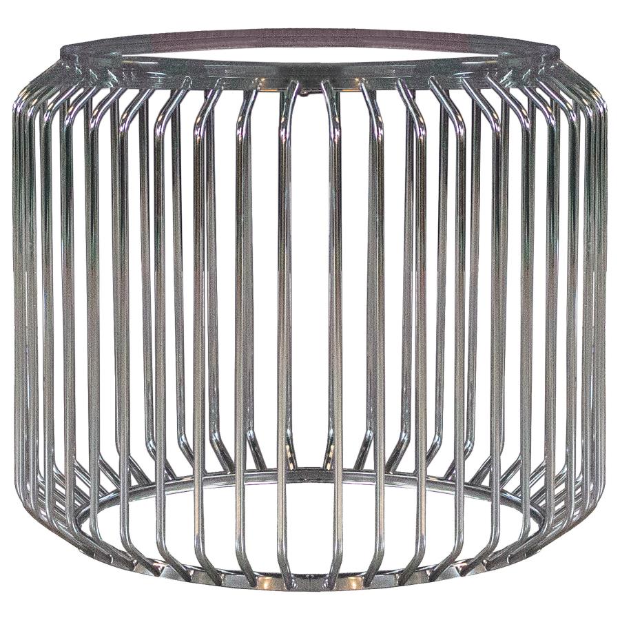 Veena Silver Dining Table Base