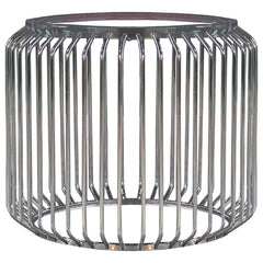 Veena Silver Dining Table Base