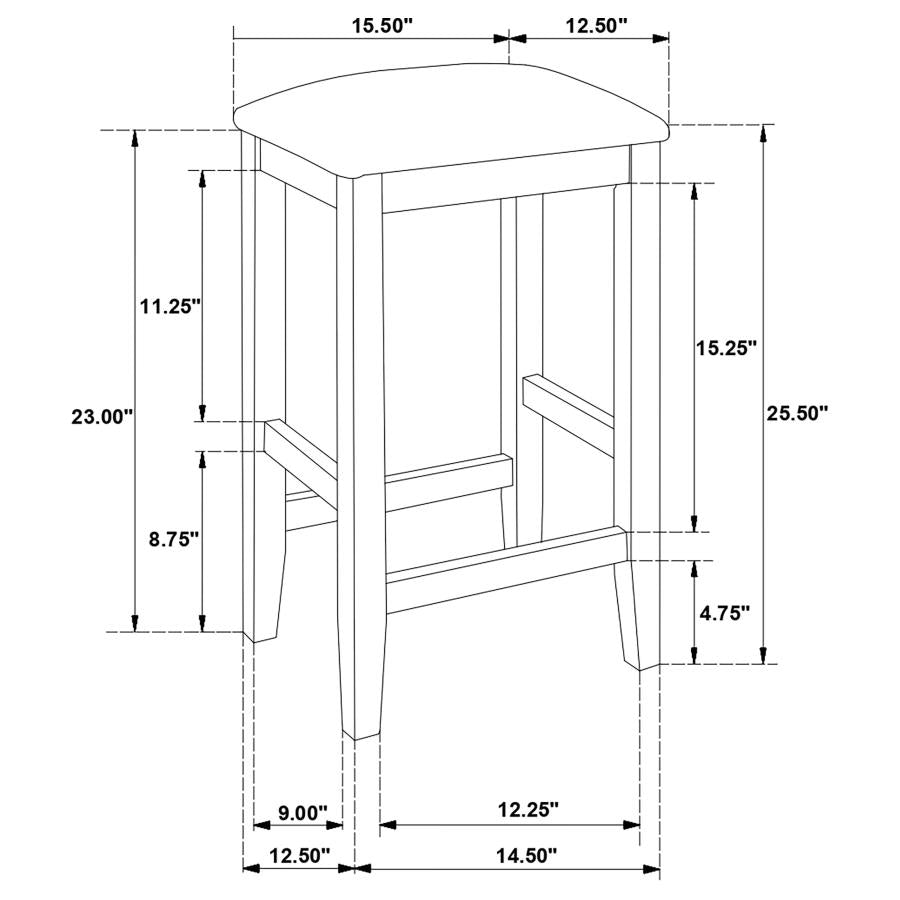 Gabriel Brown 5 Pc Counter Height Dining Set