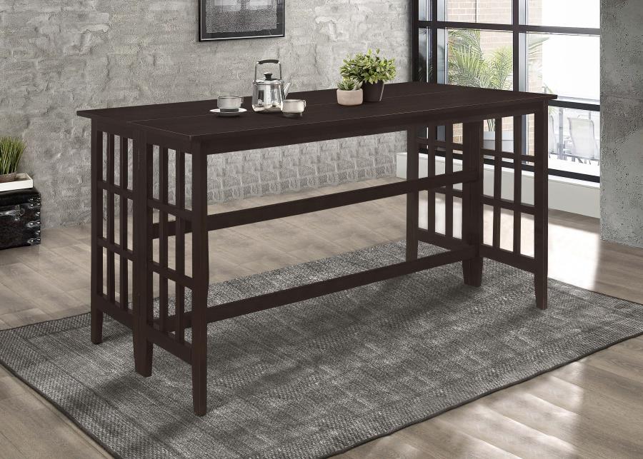 Gabriel Brown Counter Height Dining Table