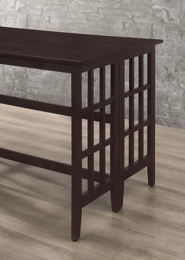 Gabriel Brown Counter Height Dining Table
