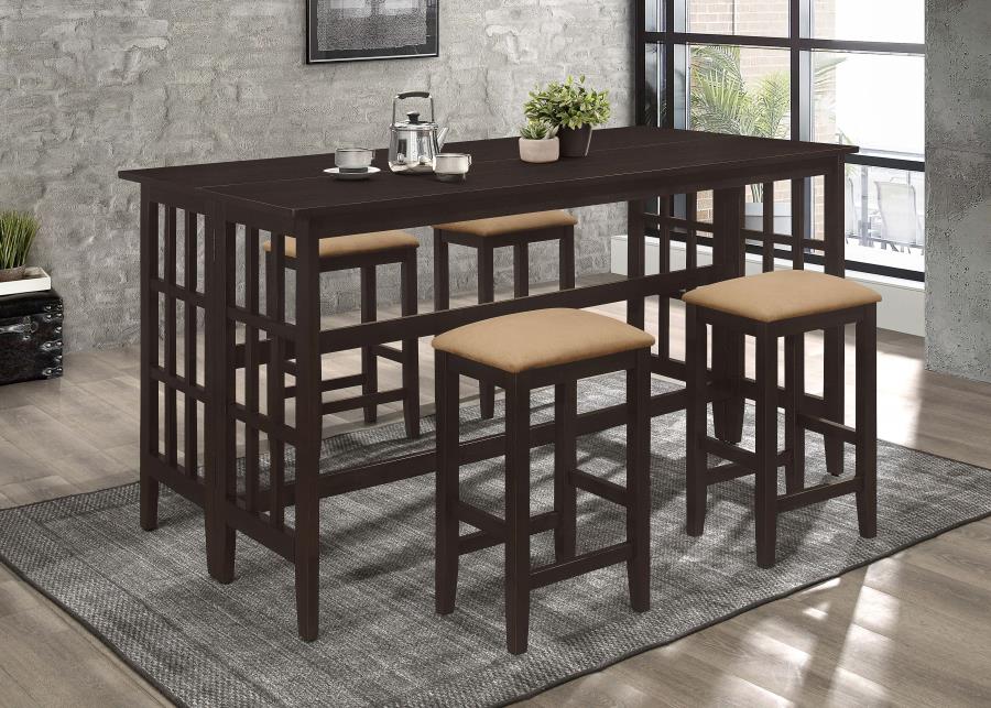 Gabriel Brown Counter Height Dining Table