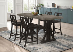 Bairn Black 5 Pc Counter Height Dining Set