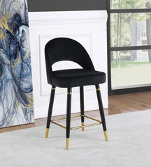 Lindsey Black Counter Stool