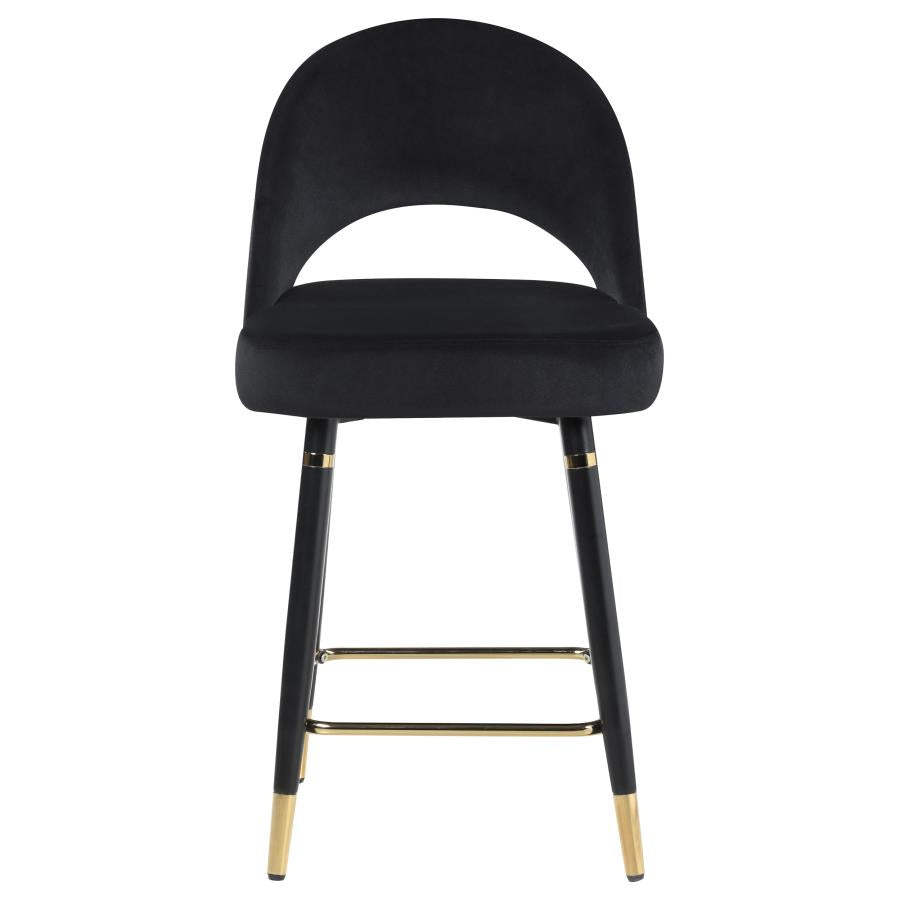 Lindsey Black Counter Stool