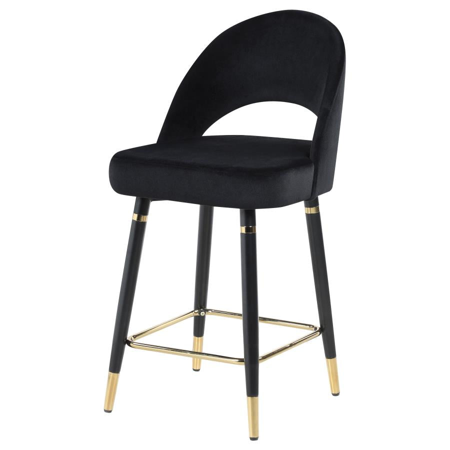 Lindsey Black Counter Stool