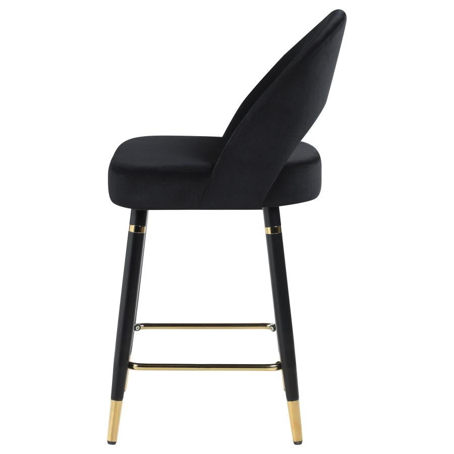 Lindsey Black Counter Stool