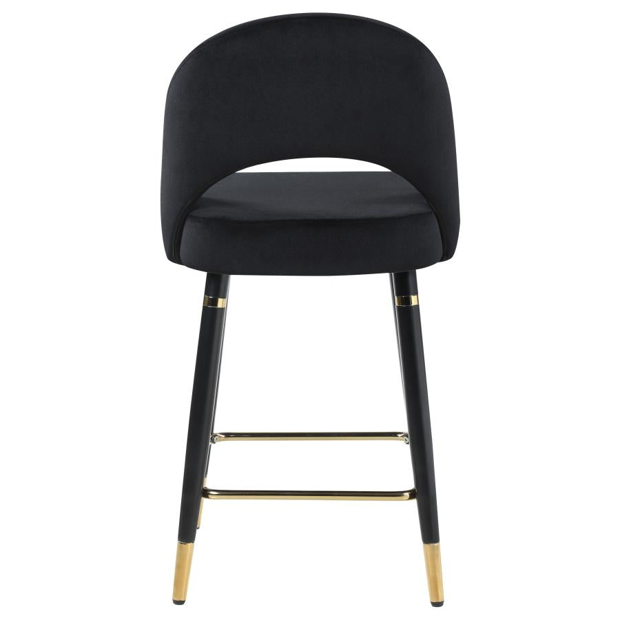 Lindsey Black Counter Stool