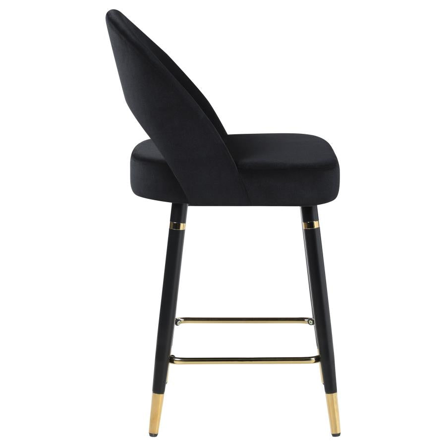 Lindsey Black Counter Stool